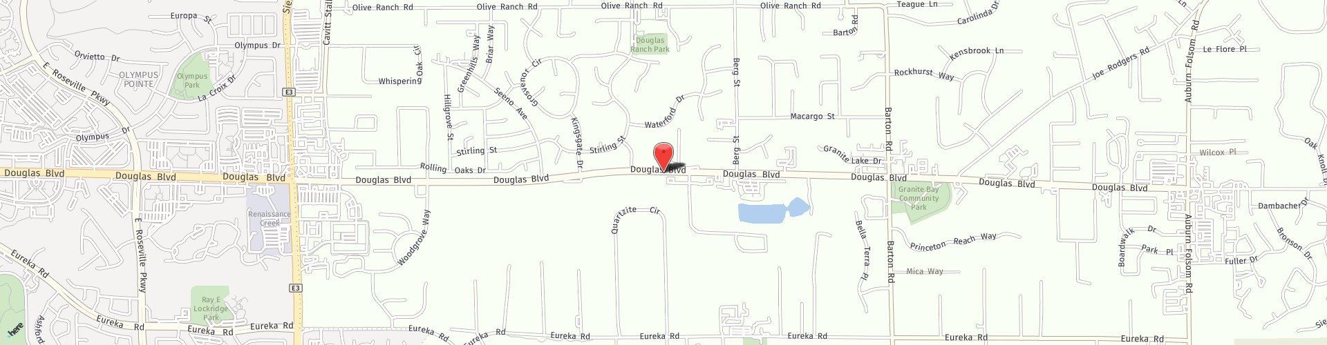 Location Map: 5280 Douglas Blvd Granite Bay, CA 95746